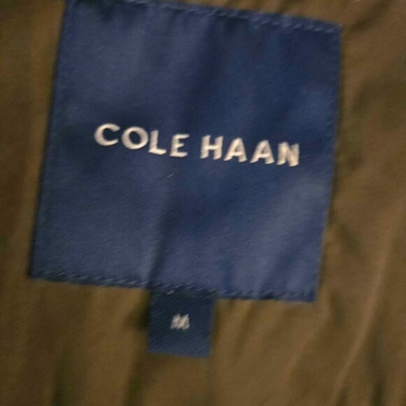 Cole Haan Size Medium Down-Blend Olive Puffer Jacket - Picture 5 of 8